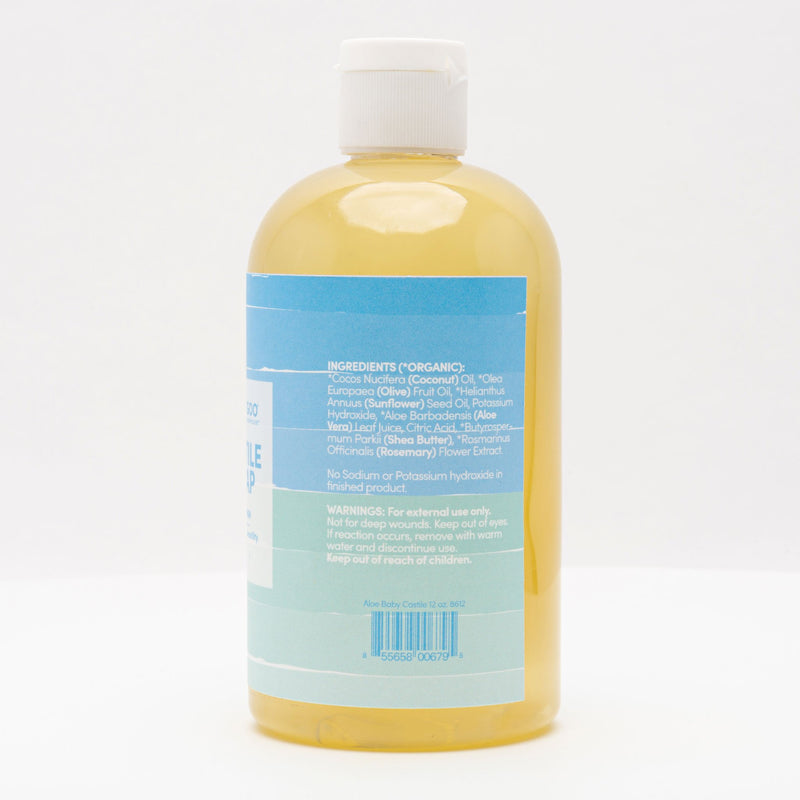 Unscented Aloe Baby Wash Castile Soap | Green Goo by Sierra Sage Herbs